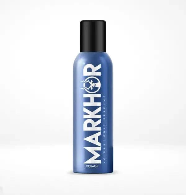 Markhor Body Spray Voyage (Non-gas) - 120ml Long Lasting Fragrance (Non-Gas) - Pack of 12 | Jodiabaazar.com