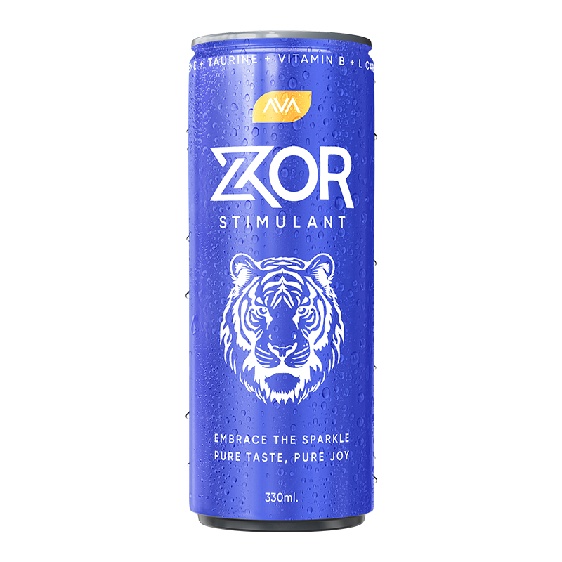ZOR - Stimulant Drink - 330 ml x 12 - Lemon Lime