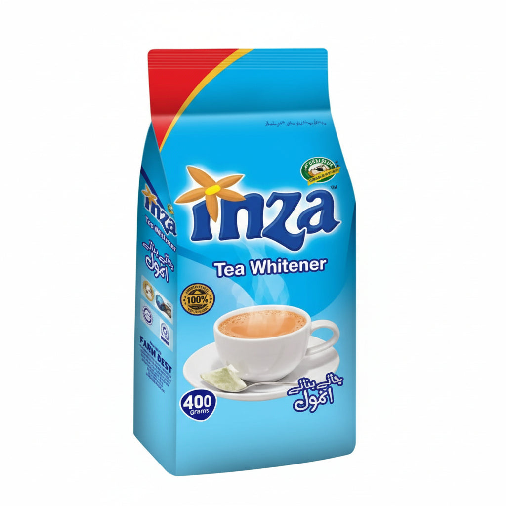 inza - TEA WHITENER - 400 gm Pouch x 24 Pcs (1 Ctn)