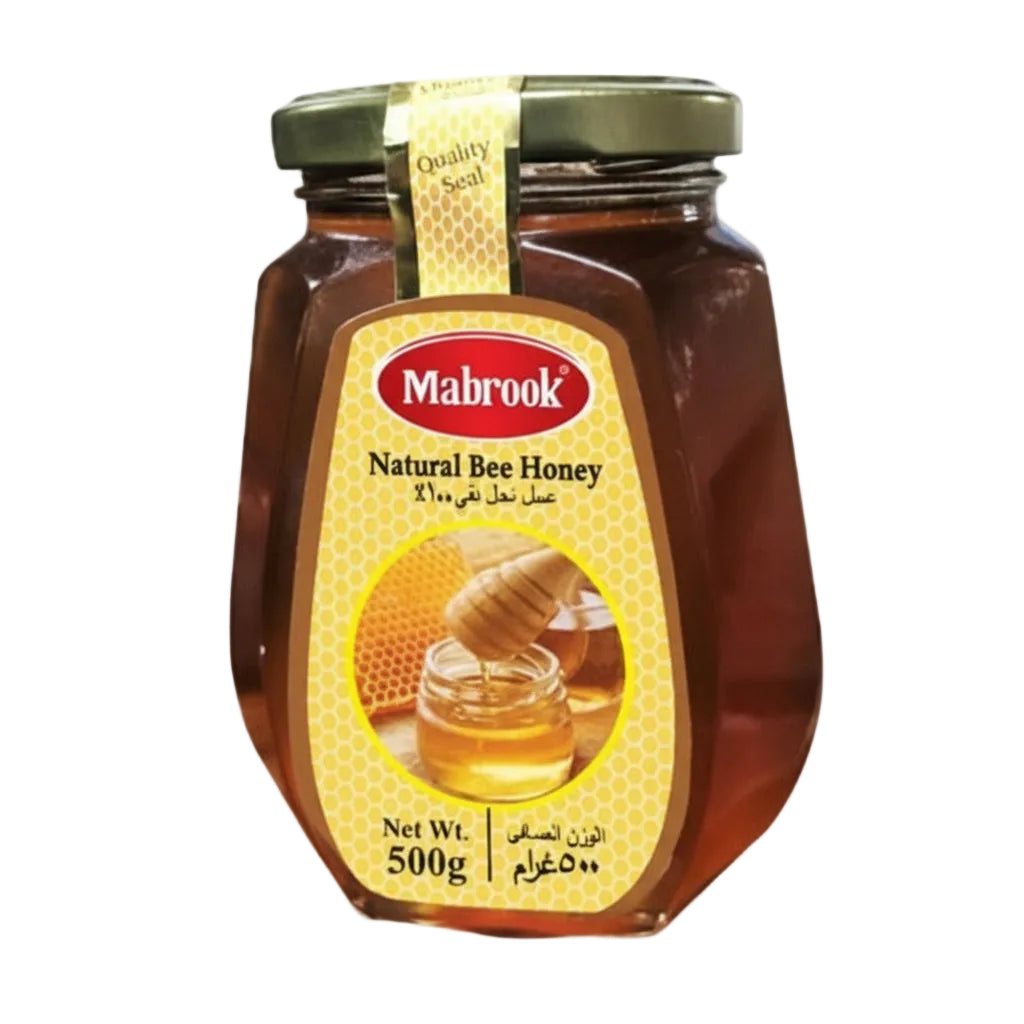 Mabrook - NATURAL BEE HONEY - 500g / 12 Pcs per Carton