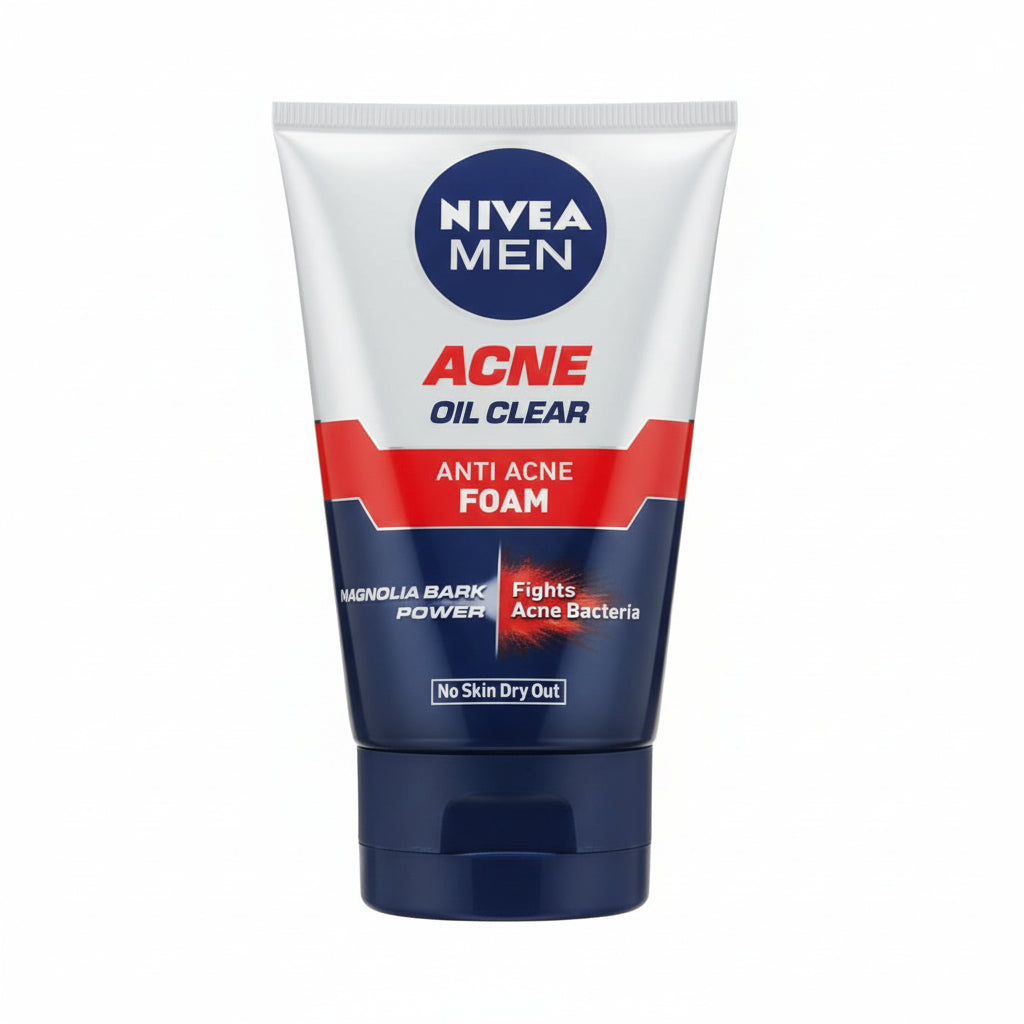 NIVEA MEN - ACNE Oil Clear - ANTI ACNE FOAM - 100gm