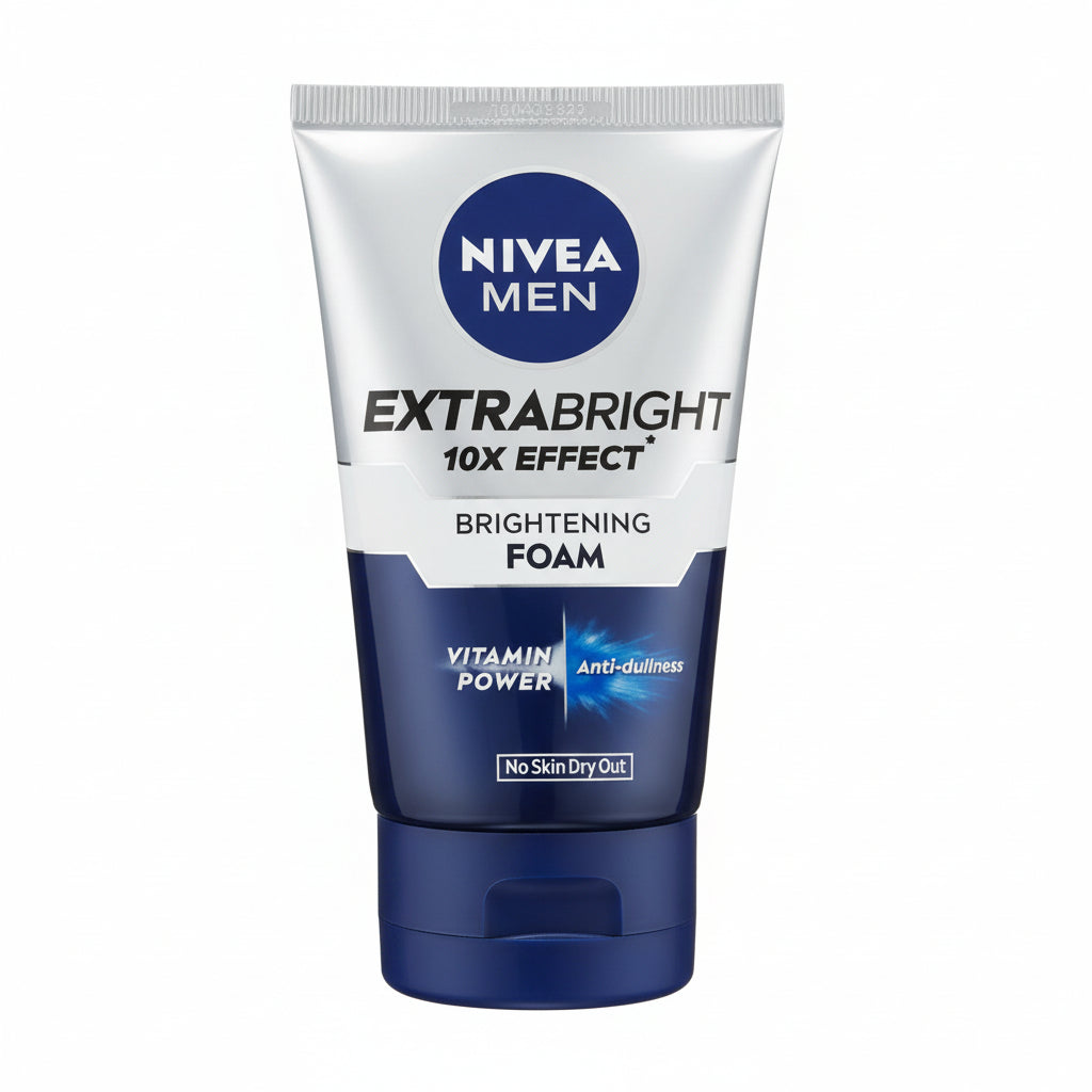 NIVEA MEN - EXTRA BRIGHT - FACE WASH FOAM - 100gm