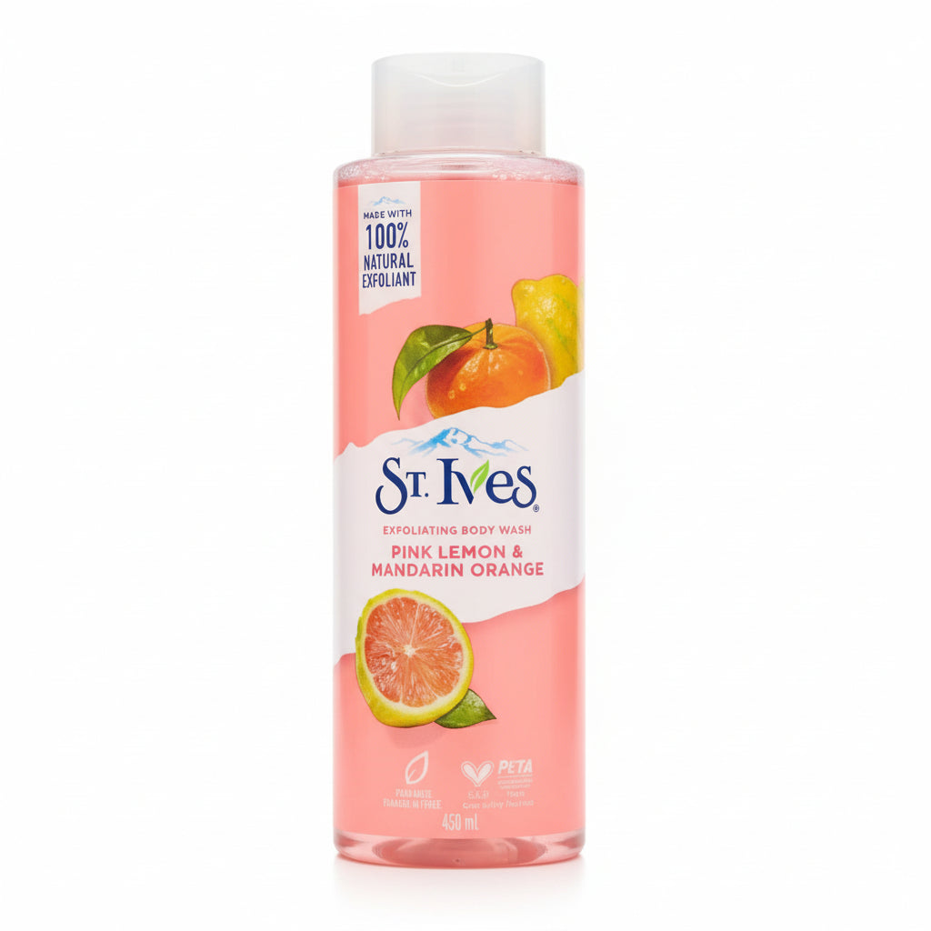 ST. Ives - BODY WASH - PINK LEMON & MANDARIN ORANGE - 450ml