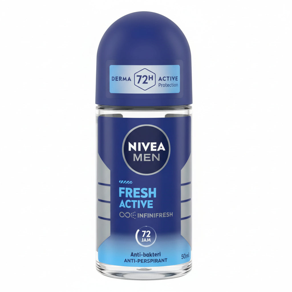 NIVEA MEN - FRESH ACTIVE - Deodorant Roll On - 50ml