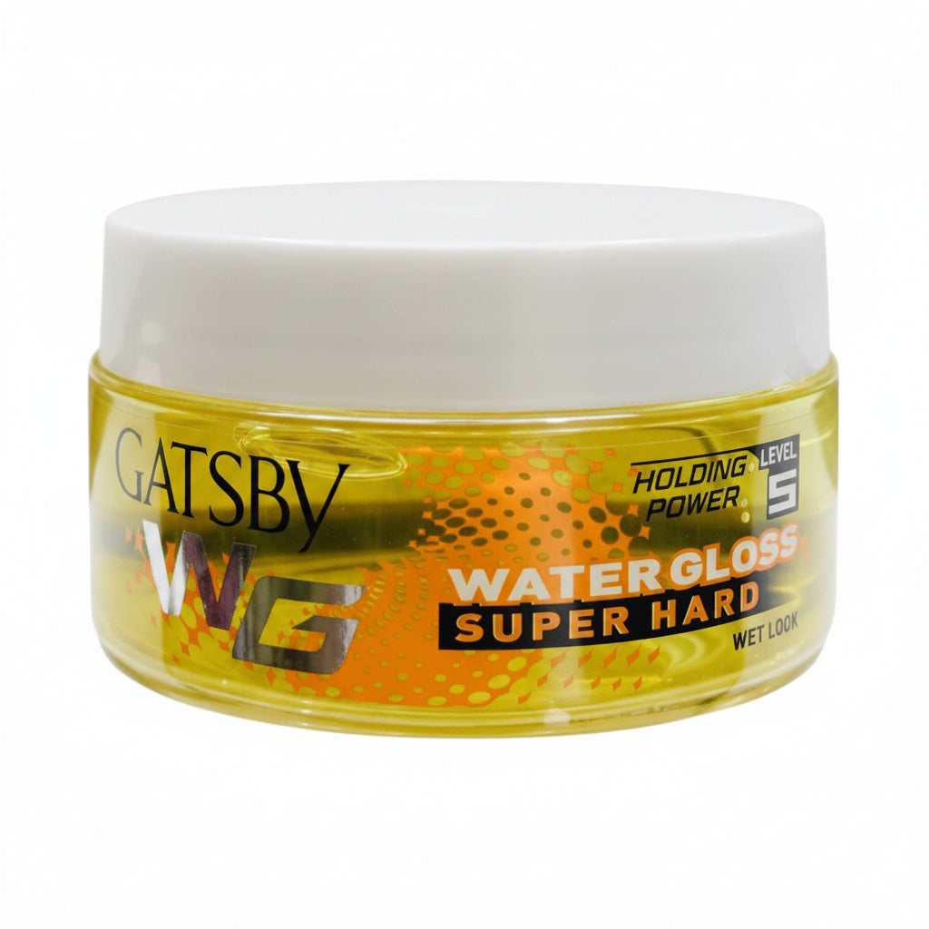 GATSBY - WATER GLOSS SUPER HARD - HAIR GEL - 75 g