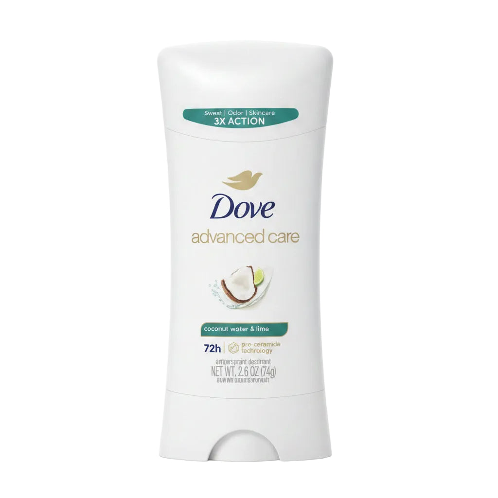 Dove - advanced care - DEODORANT STICK - COCONUT WATER & LIME - 74g