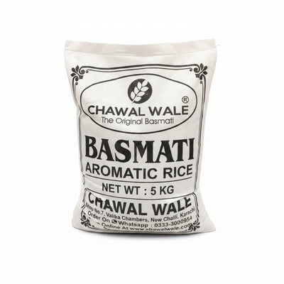 BASMATI AROMATIC RICE - CHAWAL WALE - 25kg Bag