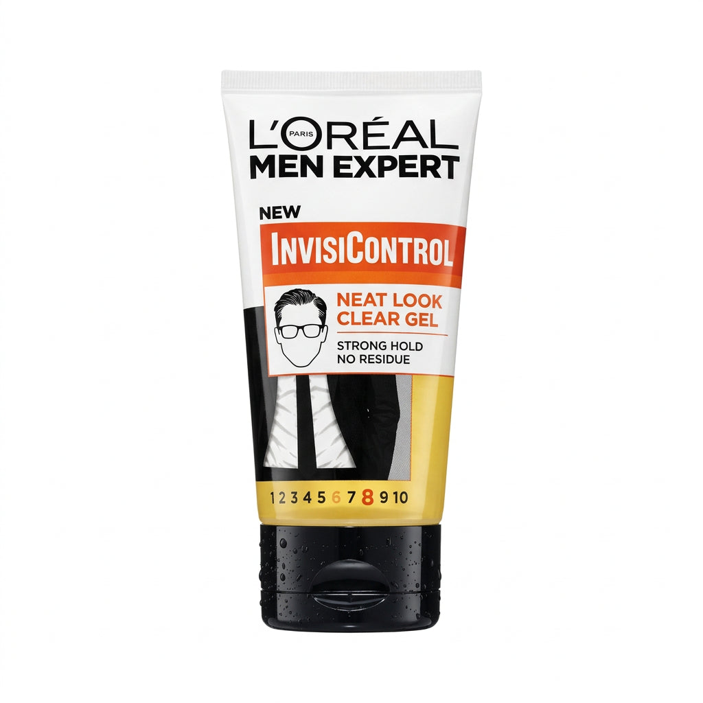 L'OREAL MEN EXPERT - HAIR STYLING CLEAR GEL - New INVISI CONTROL - 150ml