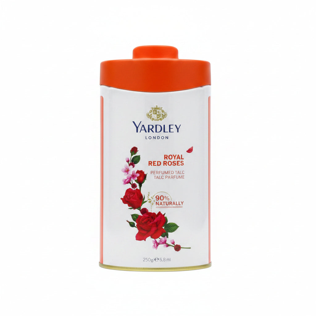 YARDLEY London - ROYAL RED ROSES - Perfumed Talc - 250g / 8.8oz