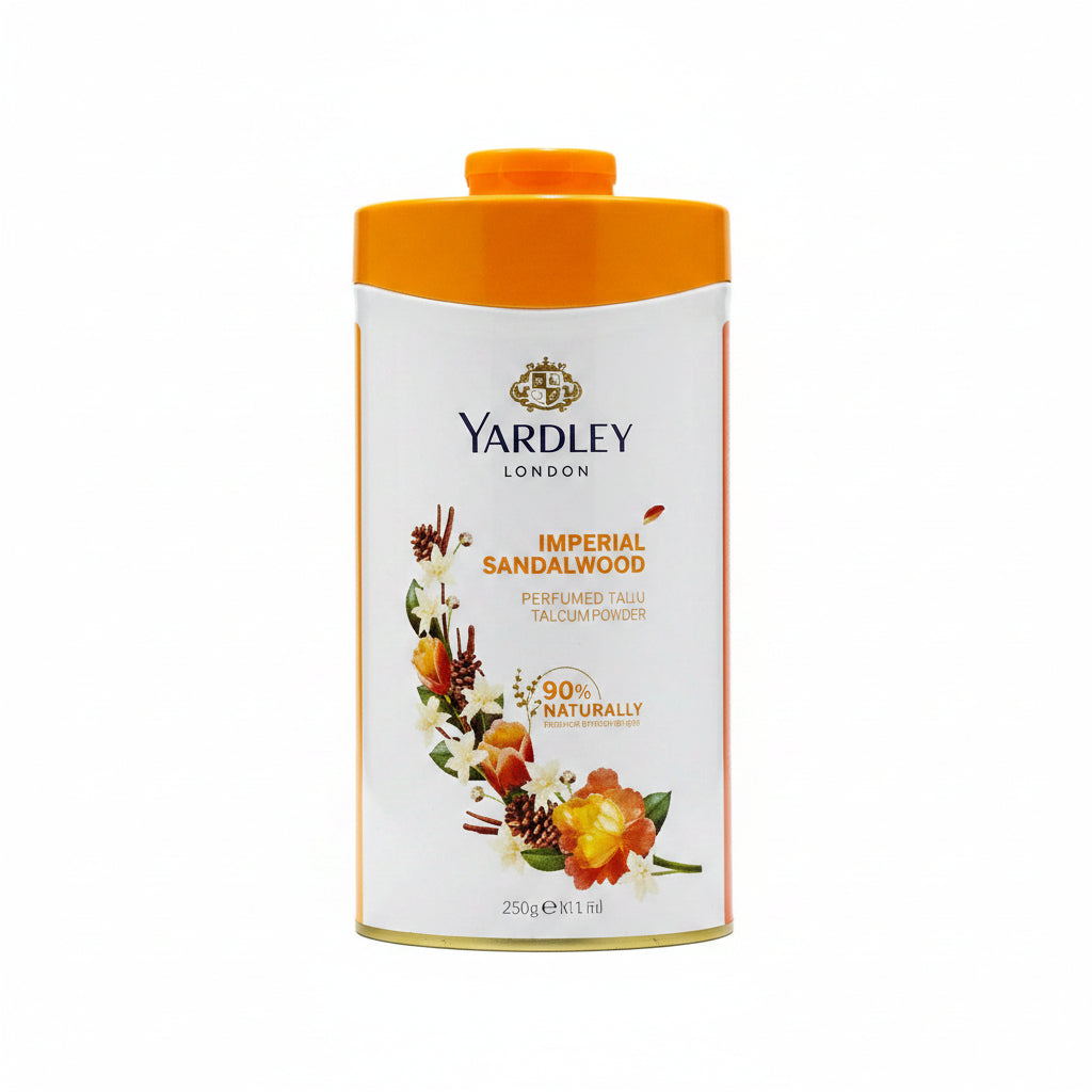 YARDLEY London - IMPERIAL SANDAL WOOD - Perfumed Talc - 250g / 8.8oz