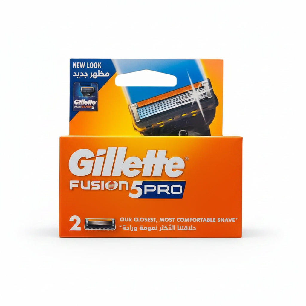 GILLETTE - FUSION 5 PRO - Shaving Razor - 2 Cartridges