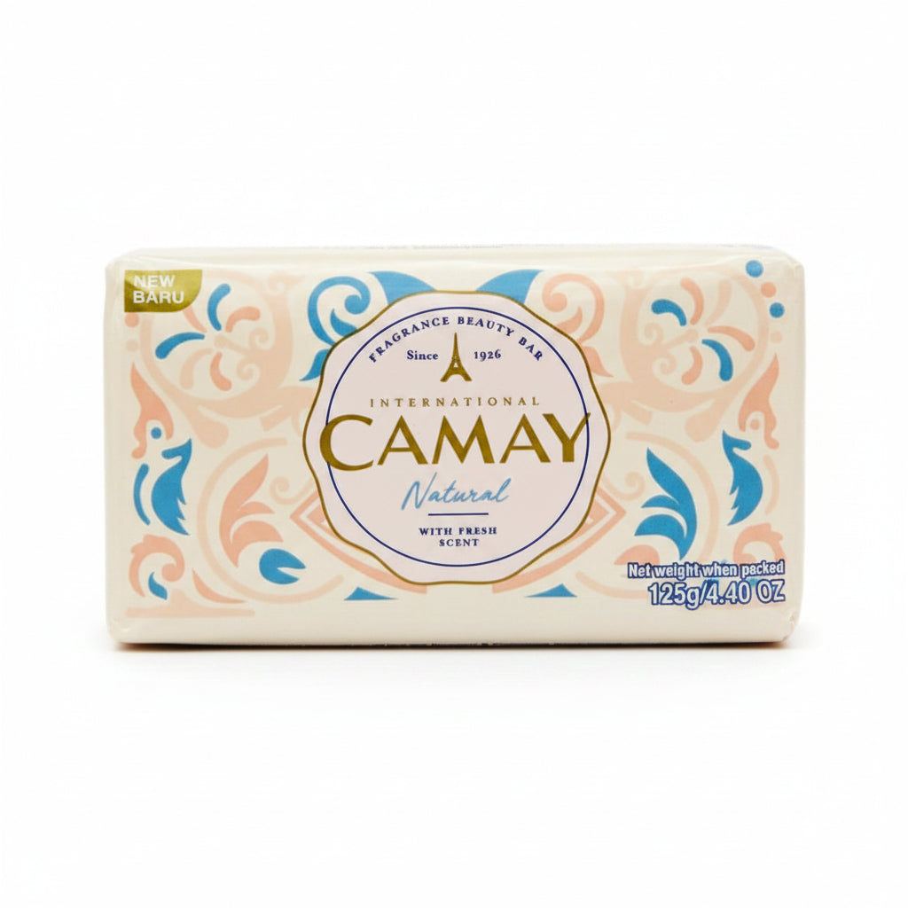 CAMAY - NATURAL - Fragrance Beauty Bar ( Soap ) - 125 g / 4.40 oz