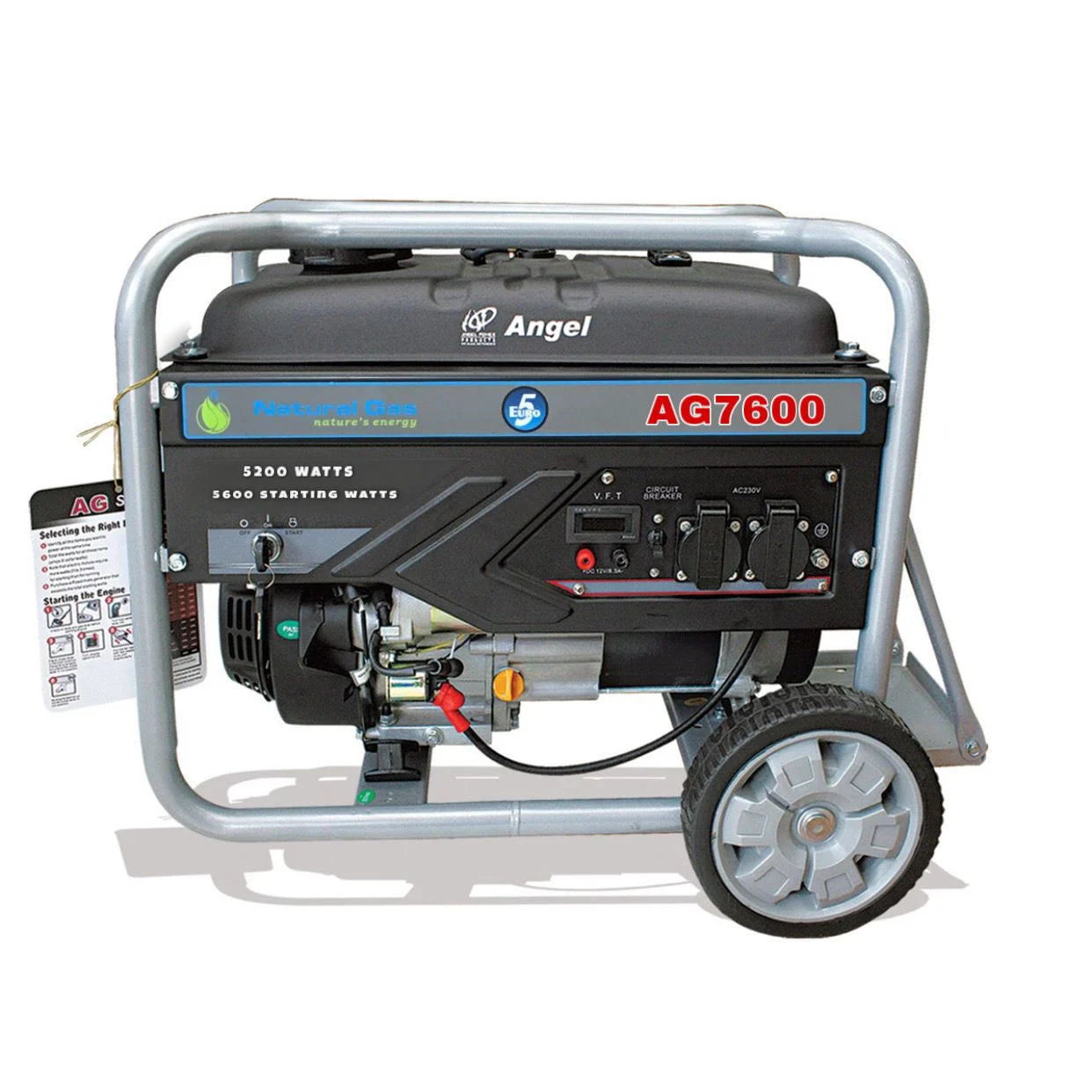 Angel - AG 7600 - Generator 5.2KW (6.5KVA)