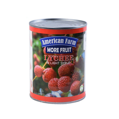 American Farm - Lychee in Light Syrup - 565g