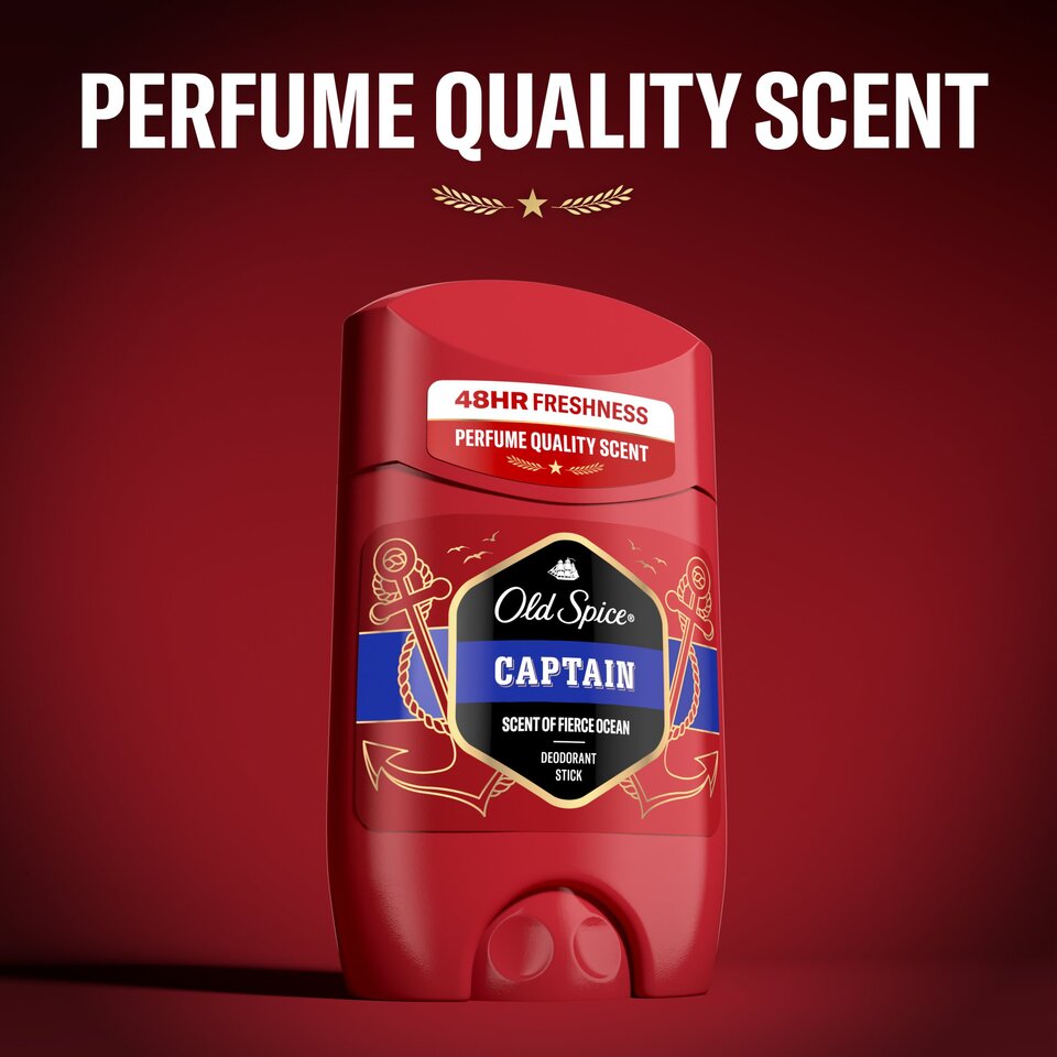 Old Spice - Captain - Aluminum Free - Deodorant Stick - For Men - 85g