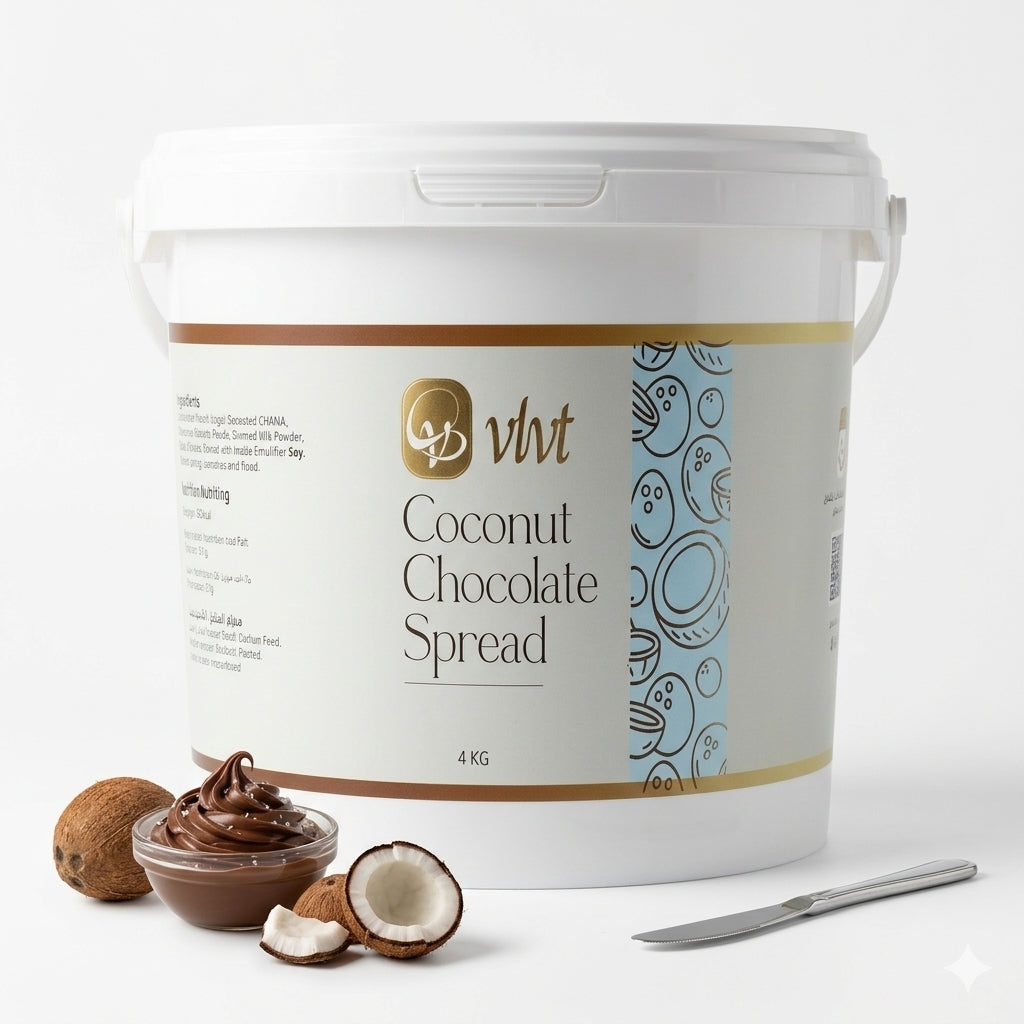 Voglia - Vlvt - Coconut Chocolate (Inspired by Bounty) Spread (Chunky) 4KG