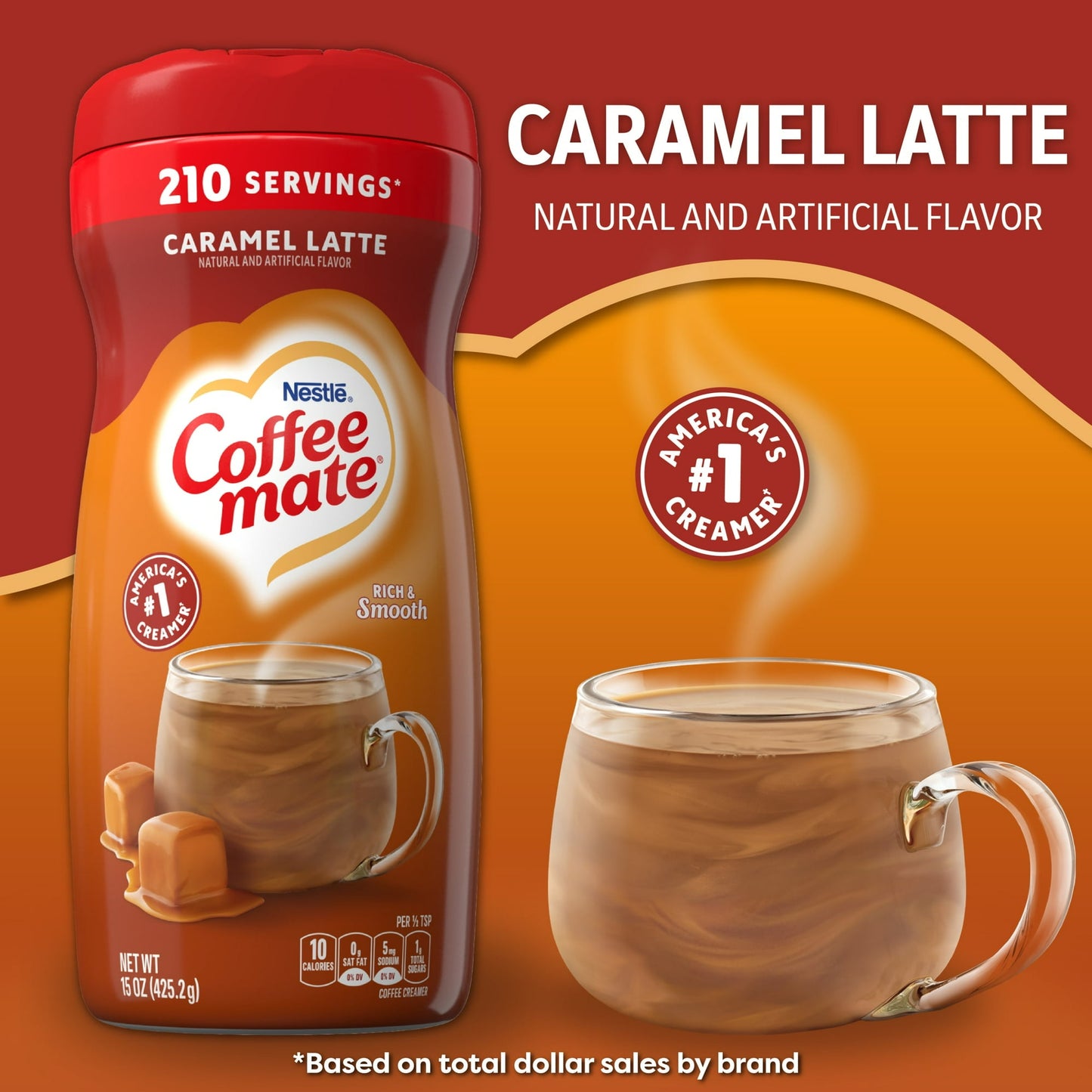 Nestle - Coffee Mate - Coffee Creamer - Caramel Latte - 425g (15 oz)
