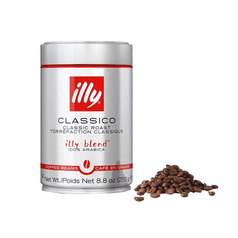 Illy - Classico - Roast Coffee - Whole Beans - Mild & Balanced - 250 gm