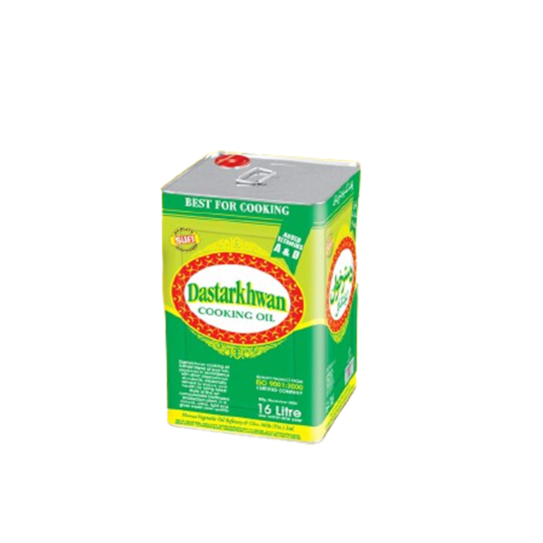 Sufi - Dastarkhwan - Cooking Oil - Canola Oil, Soy, Sunflower - 16L - Can