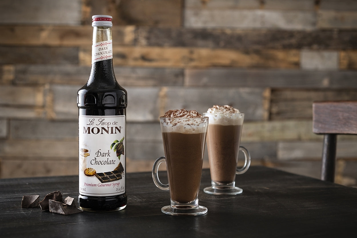 Monin - Dark Chocolate Syrup - 1 Liter - Le Sirop De Monin