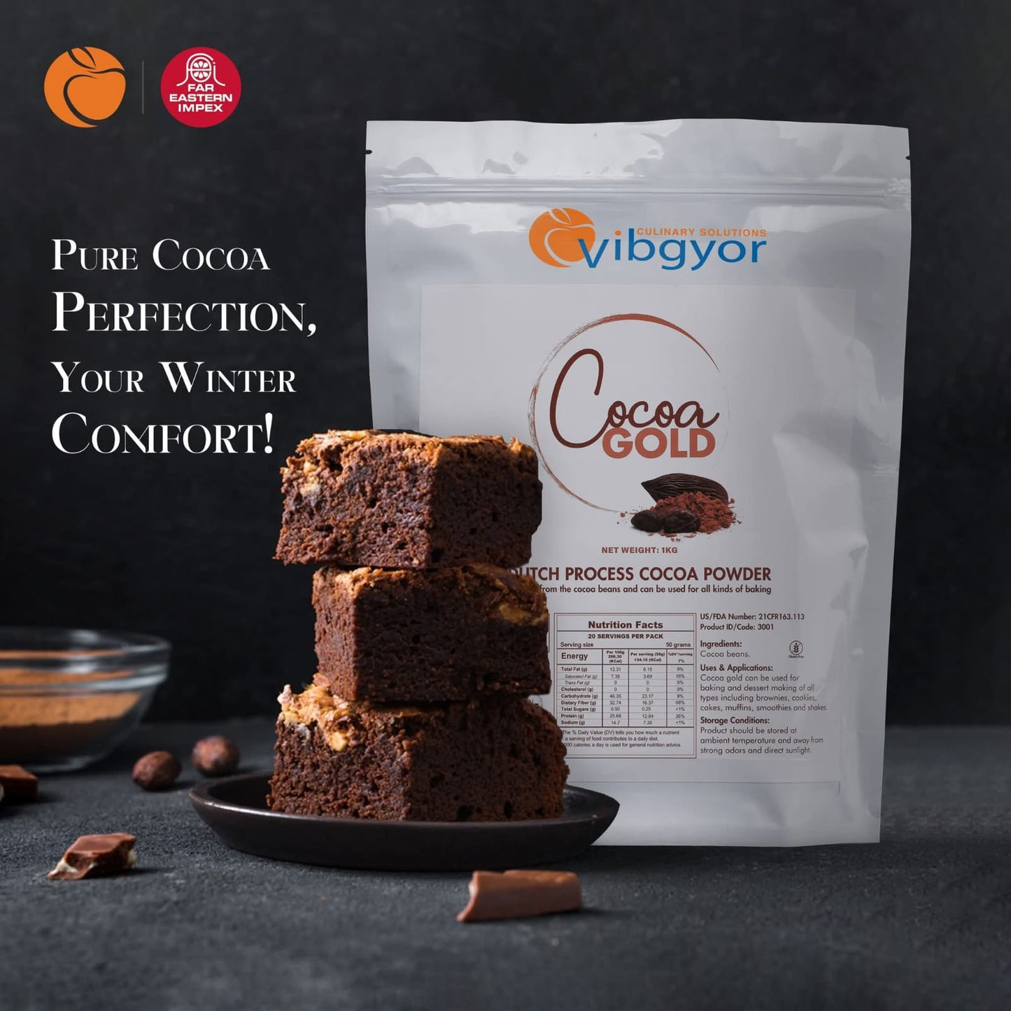 Cocoa Gold – Cocoa Powder – 1KG