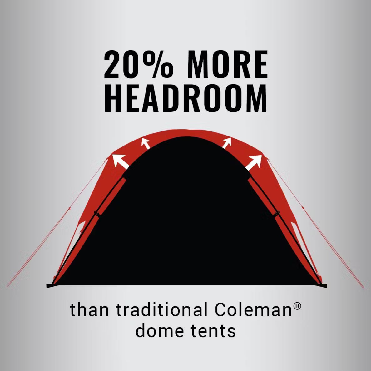 Coleman - 6-Person Dark Room™ Skydome™ Camping Tent