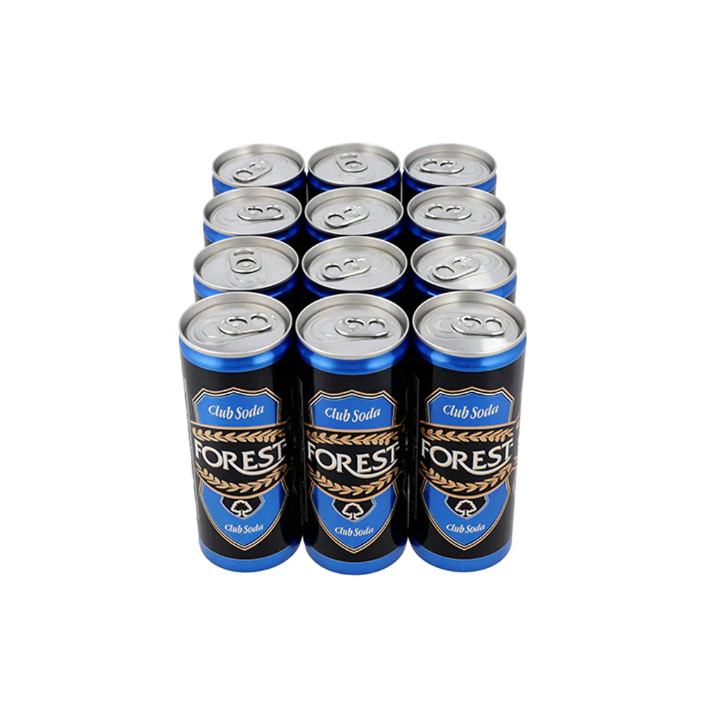 Pakola - Forest - Club Soda -Can- 250 ML- 12xcans