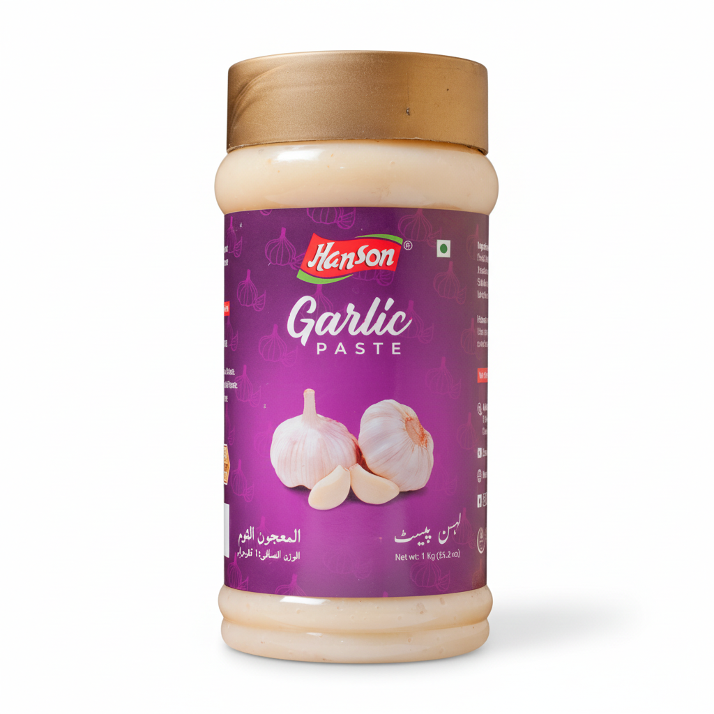 Hanson - GARLIC PASTE - Pet Jar - 1Kg