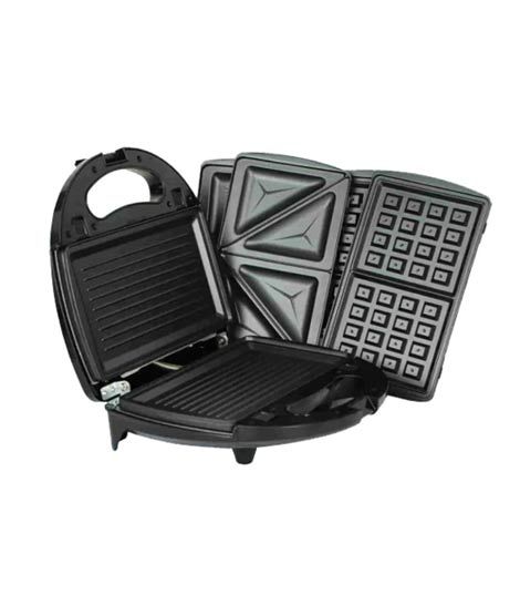 Gaba National (GNE) - Sandwich Maker Black - GNE-6192/21 | Jodiabaazar.com