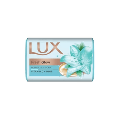 Lux - Fresh Glow - Water Lily - Vitamin C + Mint - Soap - 128 Gm (Pack of 6)