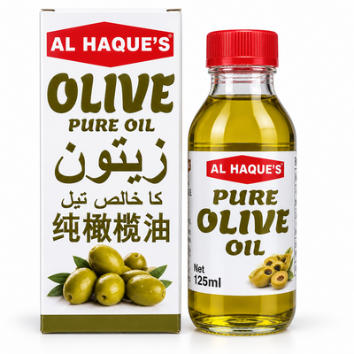 Al Haques - OLIVE OIL 125ml (6 bottles) زیتون کا تیل