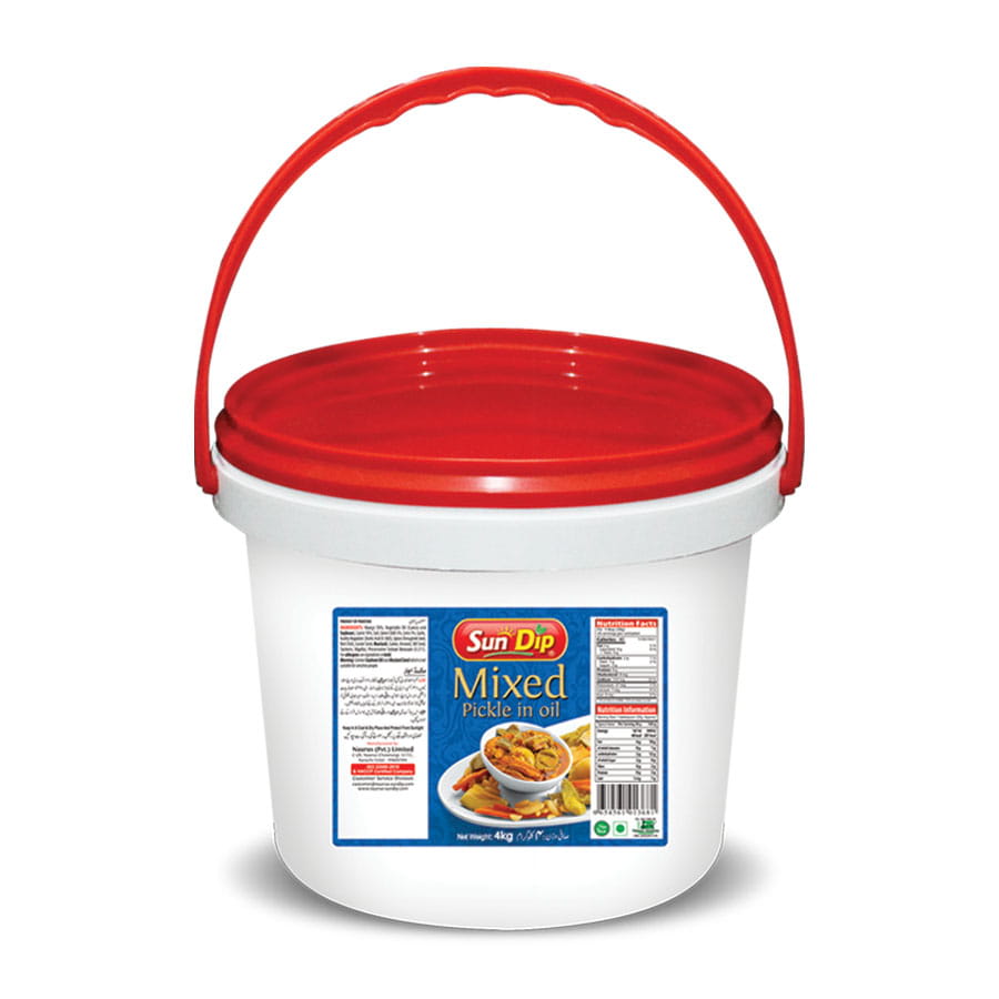 Sundip Mixed Pickle in Oil 4kg x 2
