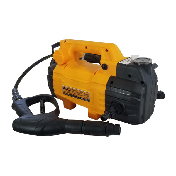 INGCO - 100 Bar (1450 PSI) - 1500 Watt - Induction Motor High Pressure Washer With Accessories (HPWR15028)