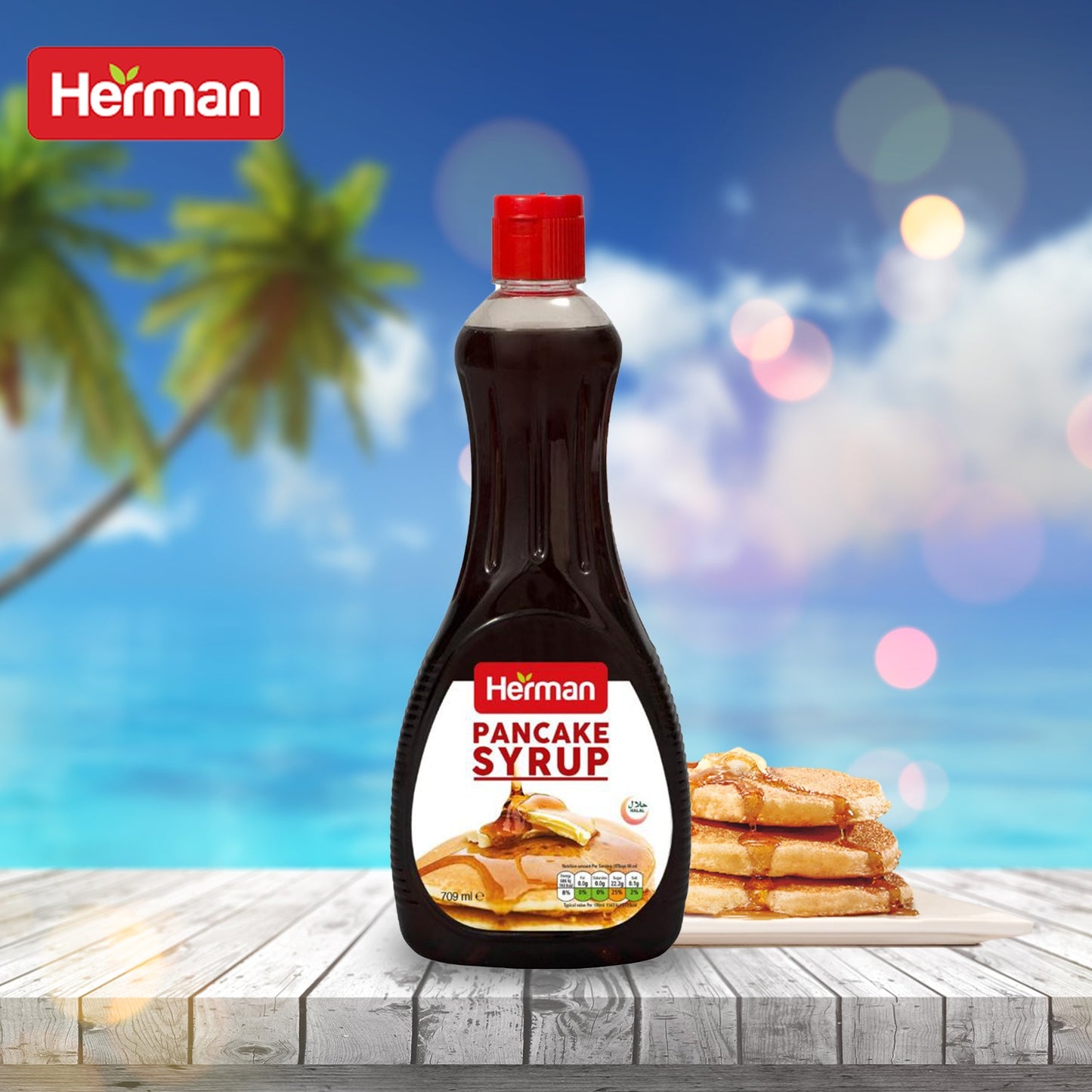 Herman - Pancake Topping Syrup - 709ml