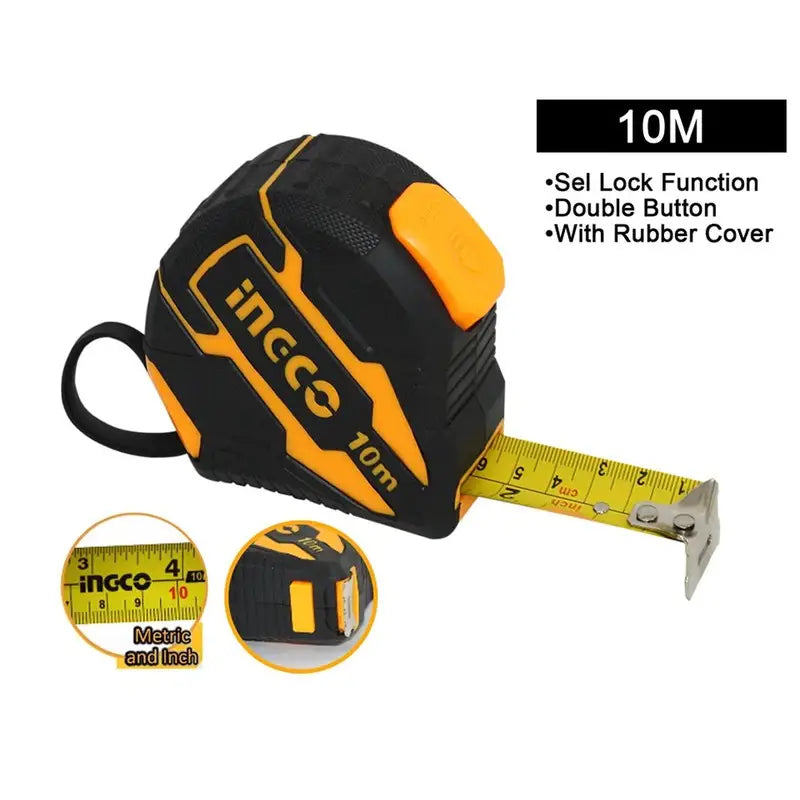 INGCO - Steel measuring tape 10*25mm HSMT081025