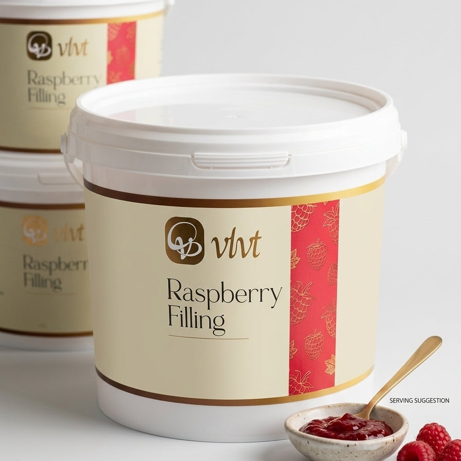 Voglia - Vlvt - Raspberry Fruit Filling (Chunky) 4KG