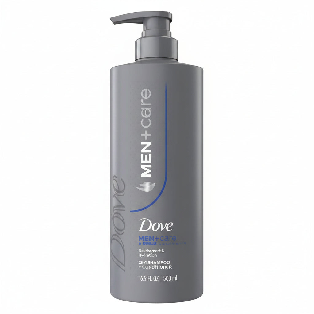 Dove - SHAMPOO+CONDITIONER - MEN+CARE - BLUE EUCALYPTUS+BIRCH - 18 fl oz 532 ml