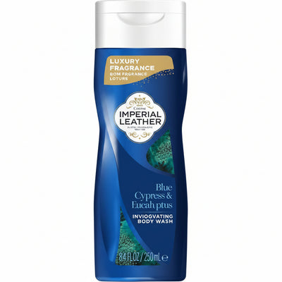 IMPERIAL LEATHER - BODY WASH - Blue Cypress & Eucalyptus - 8.4 fl oz / 250ml