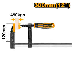 INGCO - F clamp with plastic handle 120*300mm HFC021201