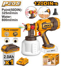 INGCO - Cordless spray gun 20v CSGLI20042