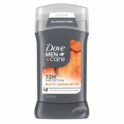 Dove MEN+Care - DEODORANT - RUSTIC SANDALWOOD - Roll On Stick 3 oz / 85g