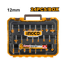 INGCO - 24 Pcs Router bits set AKRT24122