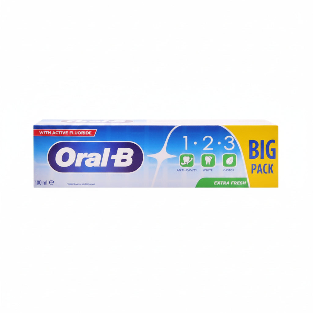 Oral-B - Tooth Paste - 1 . 2 . 3 - BIG PACK - 100ml