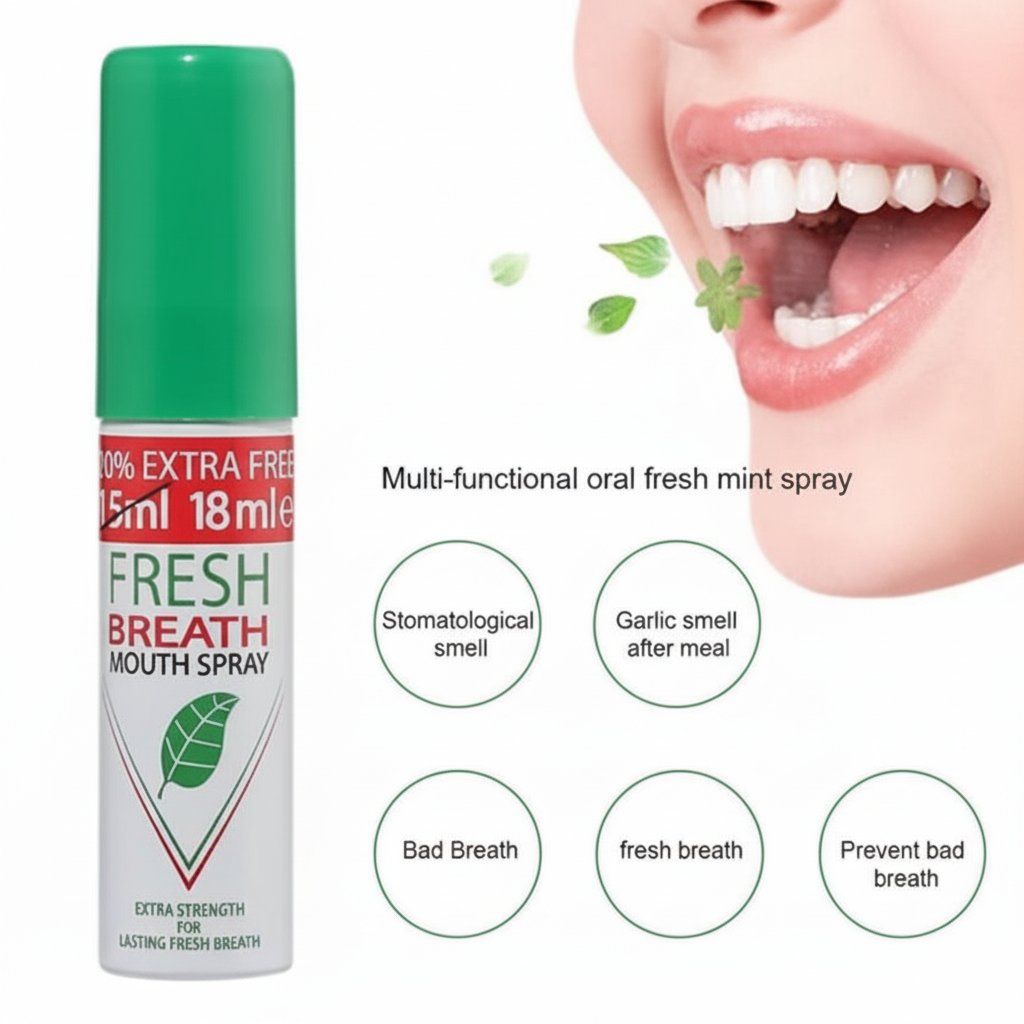FRESH BREATH - MOUTH SPRAY PEPPERMINT - 18ml