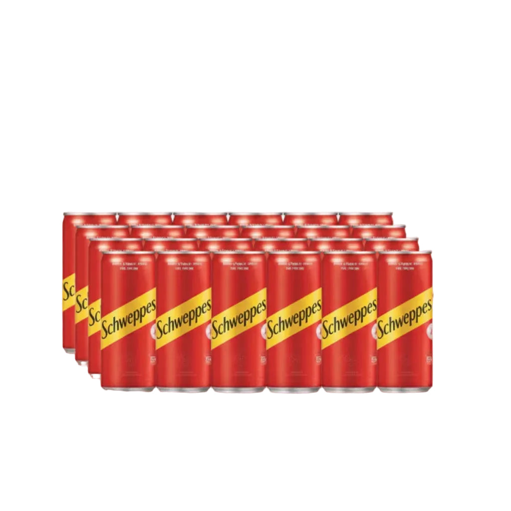 Schweppes - GINGER SODA - 24 Pack Cans - 320ml