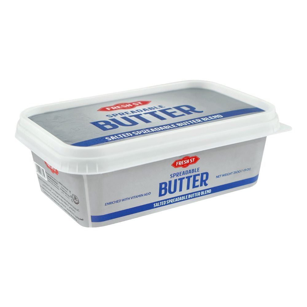 Fresh St - Spreadable Butter Salted - Dairy - Tub - 250g - Soft Salted Blend