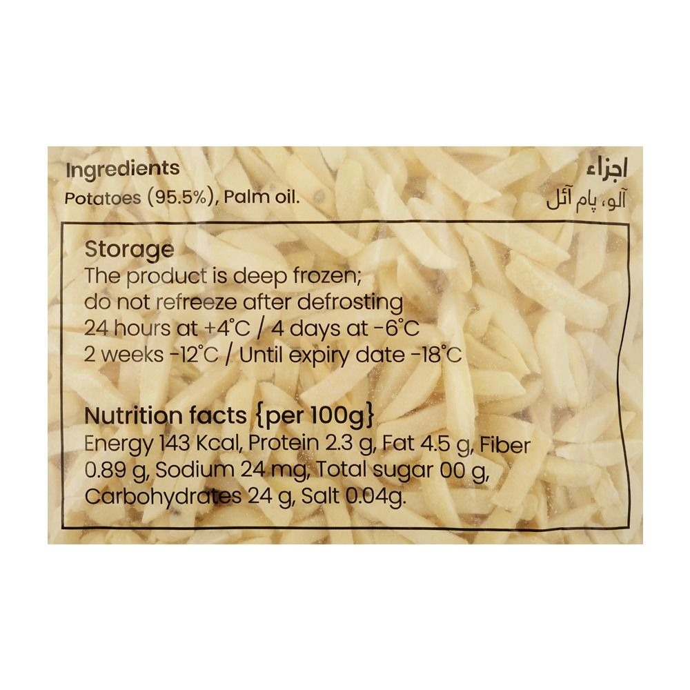 Home Fries - Home Fries Straight - Frozen Food - Straight Cut - 2.5kg - Bulk Economy Fries Pack
