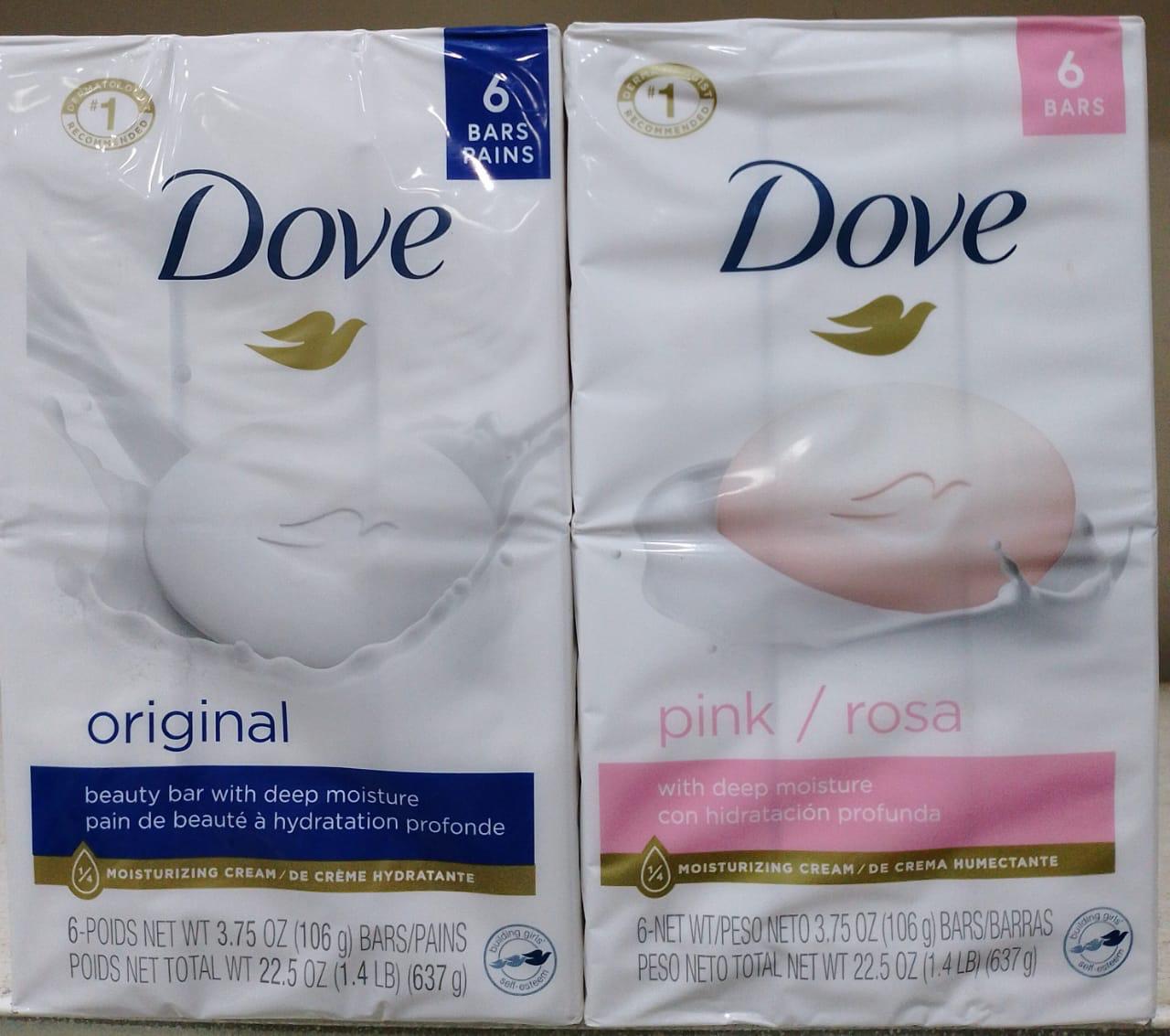 Dove Soap - Original - Beauty Bar - 106g - Indonesia - 6 Pack