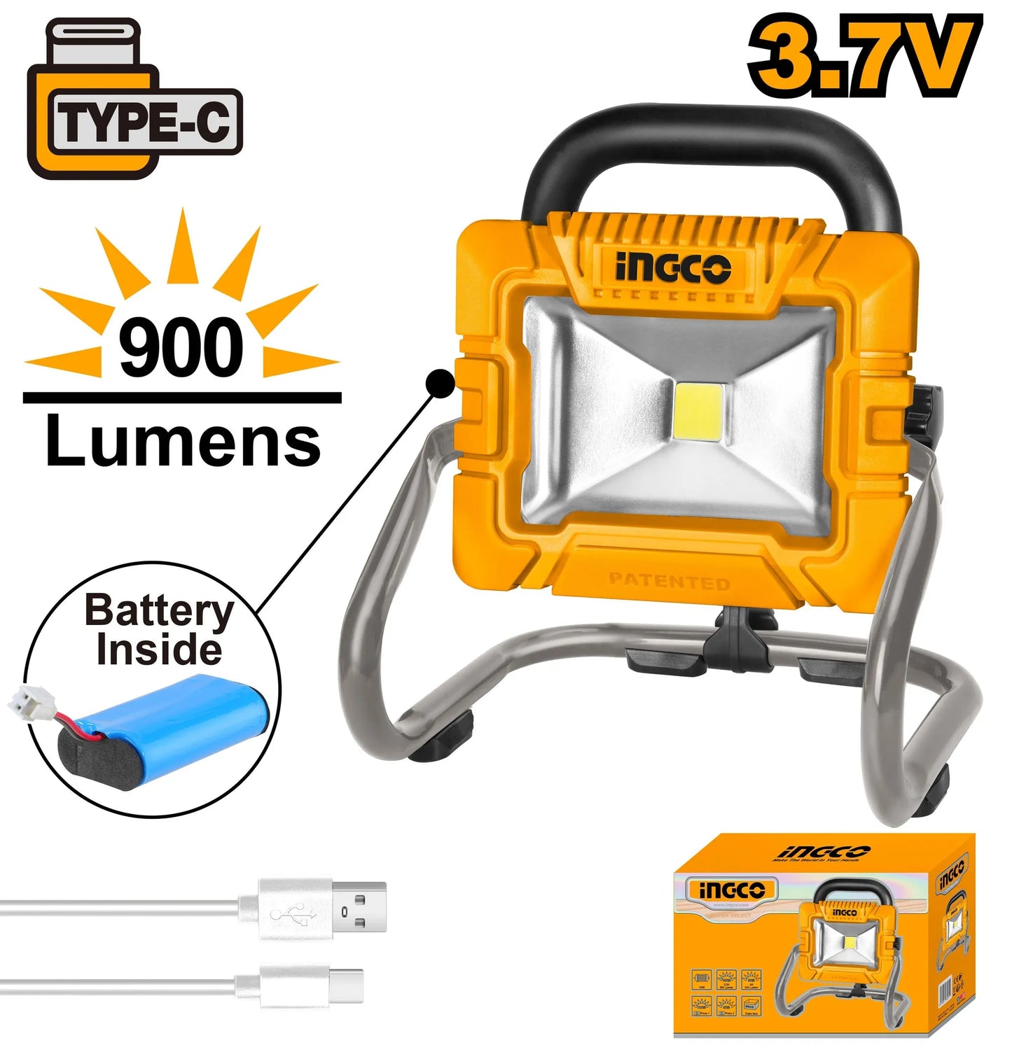 INGCO - HRLF4415 Lithium-Ion Work Lamp
