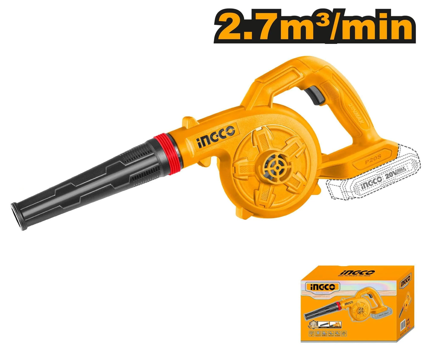 INGCO - CABLI200281 Cordless Blower